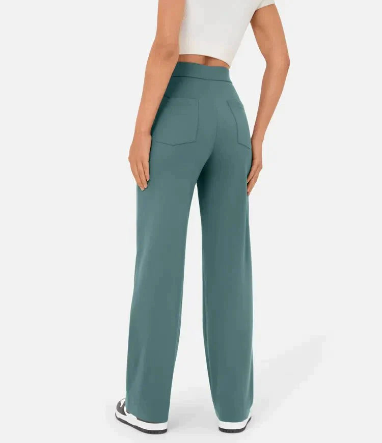Aurélien | Elastische Casual-Hose mit hoher Taille für Damen