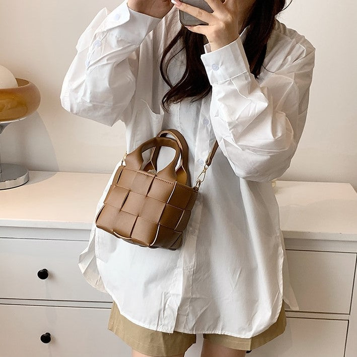Aurélien | Mini geflochtene Handtasche Cora