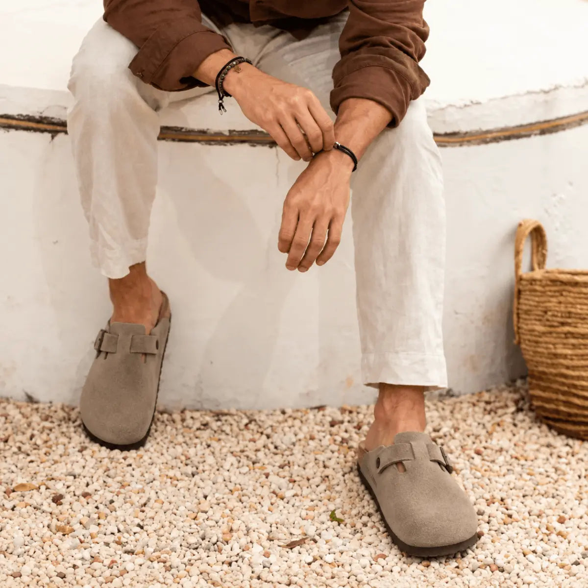 B0ST0N Clogs | Weiches Wildleder (Räumungsverkauf)