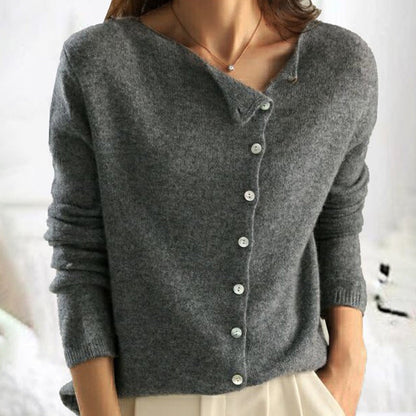 Aurélien | Elegante Melange-Strickjacke