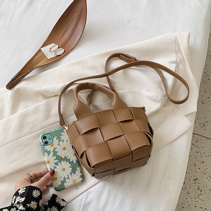 Aurélien | Mini geflochtene Handtasche Cora