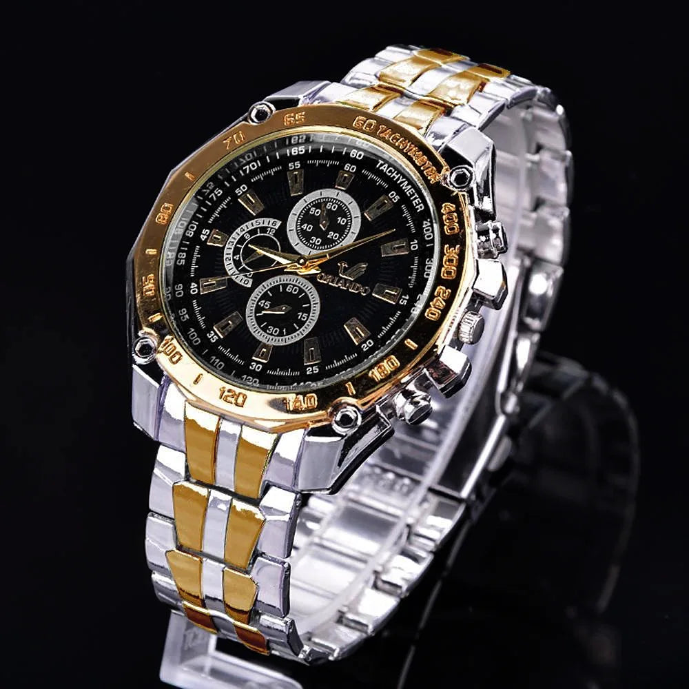 Klassische Quarz-Armbanduhr für Herren