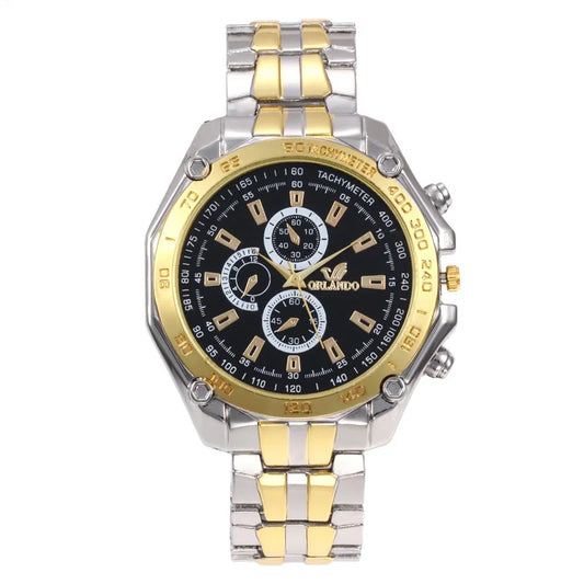 Klassische Quarz-Armbanduhr für Herren