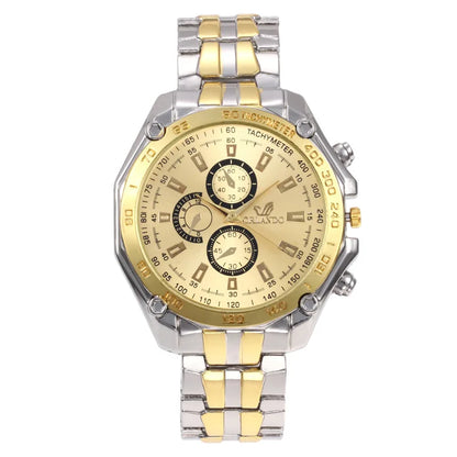 Klassische Quarz-Armbanduhr für Herren