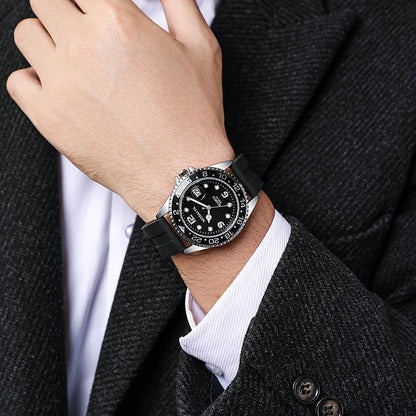 Luxuriöse Quarz-Armbanduhr für Herren