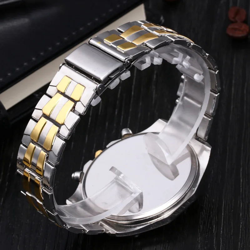 Klassische Quarz-Armbanduhr für Herren