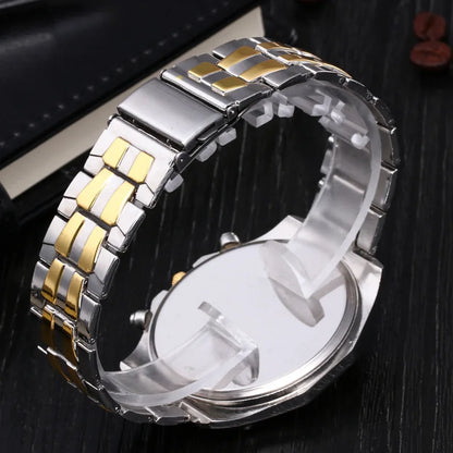 Klassische Quarz-Armbanduhr für Herren