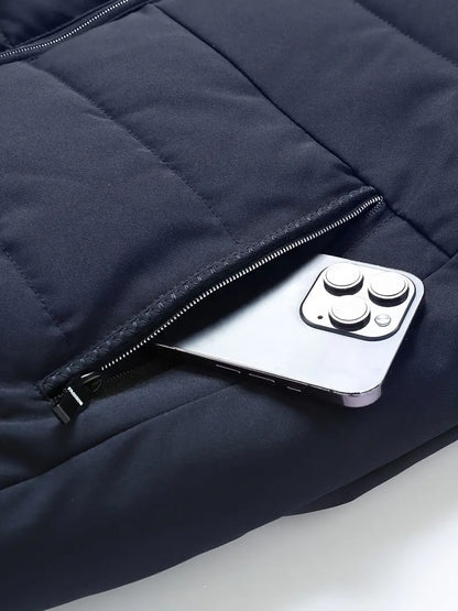 Lässige gesteppte Herrenjacke
